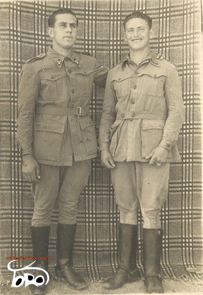 The soldiers, D. Agustn Domnguez Copete and Francisco Martnez Castro