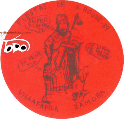 Pegatina del San Roque de 1979, aportada por Maria Dolores Gomez